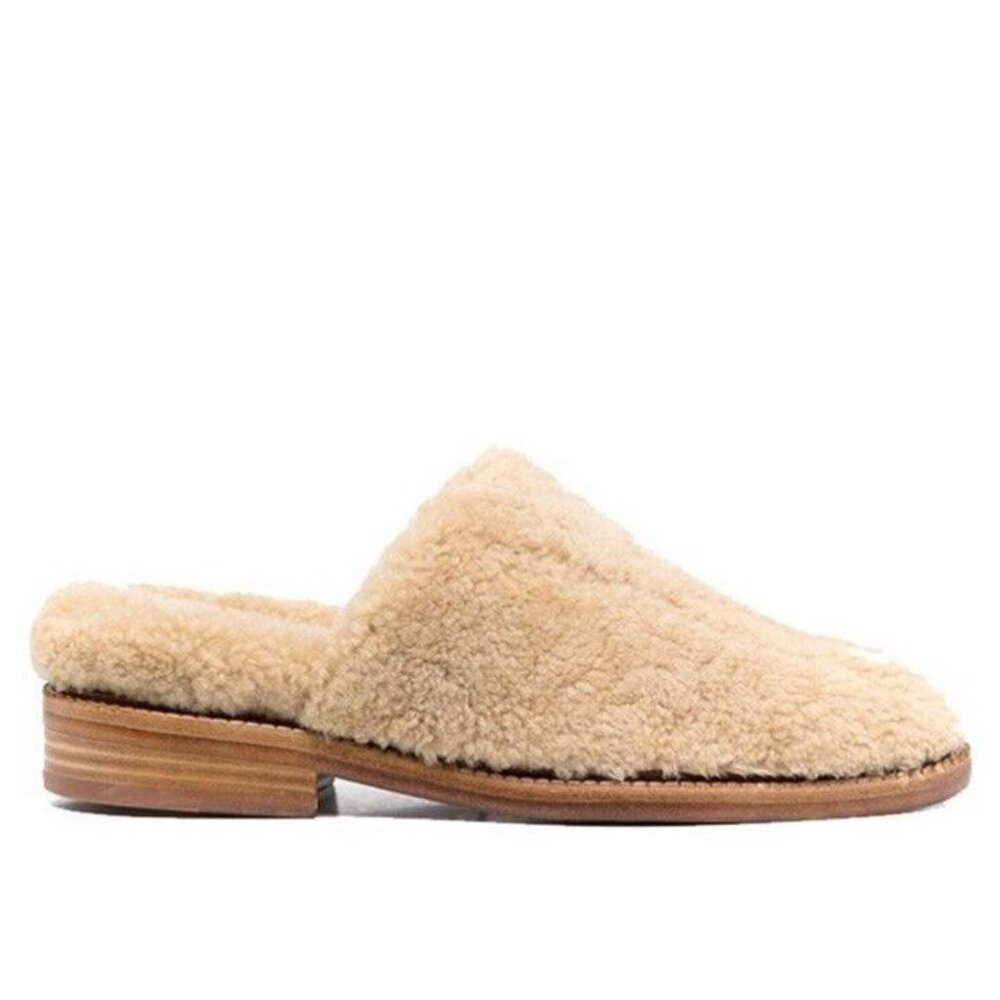 NIB Robert Clergerie Gillief Shearling Slipper Loafer SIZE: 8 Women's